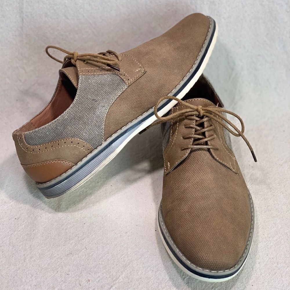La Milano Canvas Oxfords Mens Size 9.5M - Picture 7 of 16
